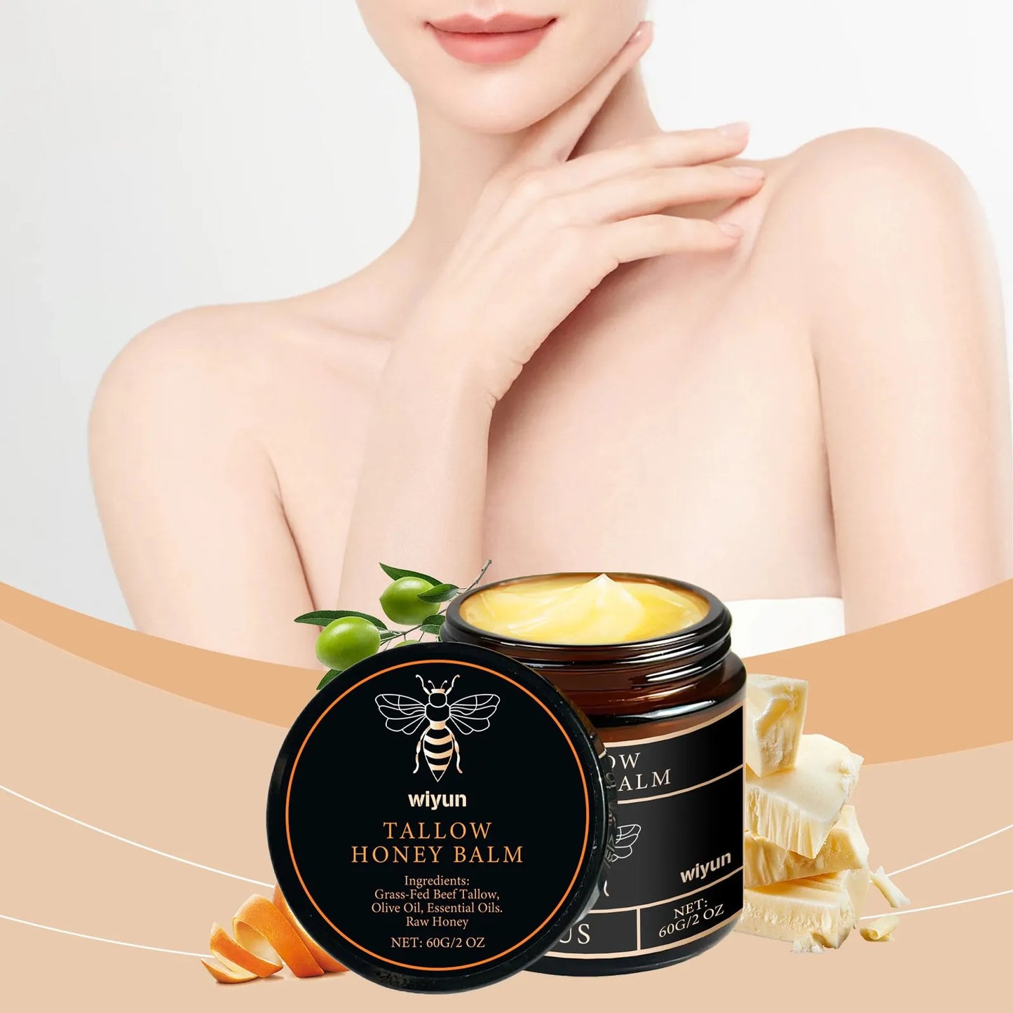 Tallow Honey Balm - Youthful Radiance Face Cream™